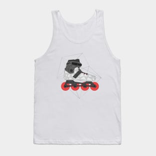 Roller Blade Triangle Art Tank Top